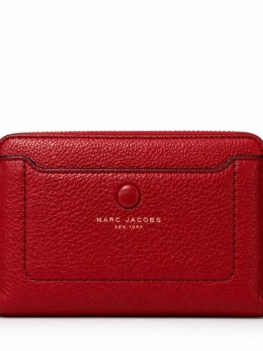 Marc Jacobs Red Leather Wristlet Wallet